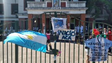 Homenajearon a Maradona en la “cuna de su nacimiento”