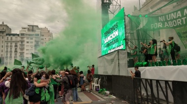 “Senadores tiene que estar a la altura de esta demanda popular”, apuntaron desde la Campaña por el Aborto Legal, Seguro y Gratuito 