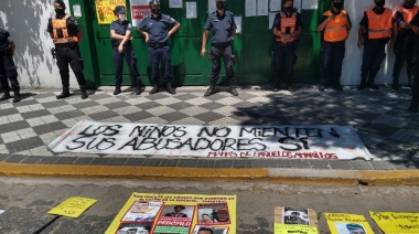 Madres de Pañuelos Amarillos exigieron Justicia por Zaira, la niña embarazada en una violación