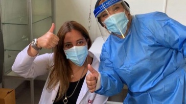 Comenzó la campaña de vacunación contra el Covid-19 en Brown