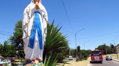 Brown: El municipio repuso la virgen de Don Orione