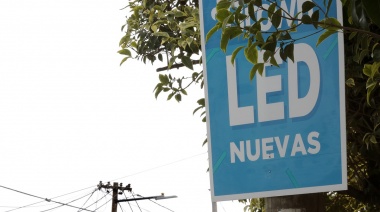 Se instalaron más de 2000 luces led en corredores escolares