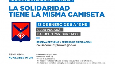 El municipio de Brown realiza una nueva jornada de donación de sangre