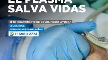 El Municipio profundiza la campaña de donación de plasma
