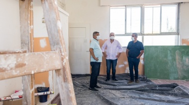 Avanzan las obras de remodelación en escuelas del distrito