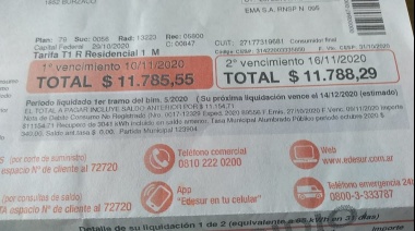 Reclaman que Edesur aplica aumentos astronómicos a sus usuarios bajo el pretexto del “consumo no registrado”