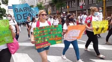 Movimientos sociales contra Ferraresi: le exigieron “viviendas sin clientelismo”