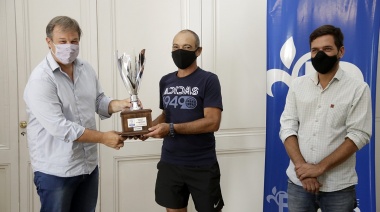 Cascallares felicitó al club Claypole por el ascenso a Primera "C"