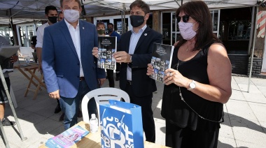 Cascallares y Kicillof recorrieron stands en una jornada integral de trámites en Glew