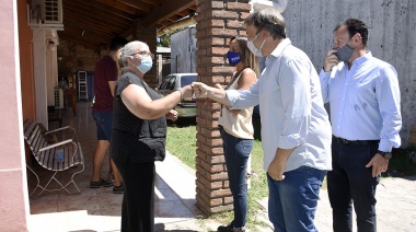 Cascallares y Galmarini inauguraron una red de agua potable en Burzaco
