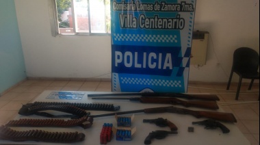 Hallaron un arsenal en poder de dos barras bravas de Banfield acusados de robar autos