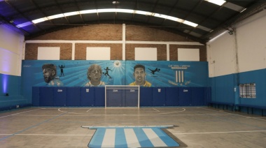 Grindetti participó en la reinauguración de obras del Club Germinal de Gerli