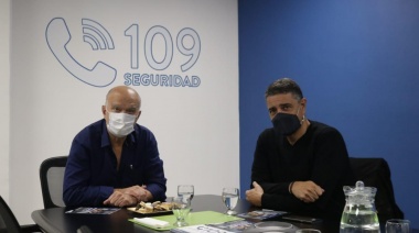 Grindetti y Jorge Macri recorrieron centros de seguridad en Vicente López
