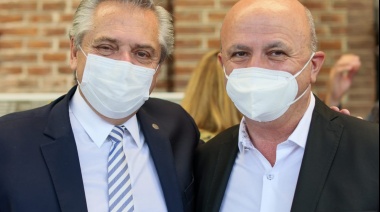 El Presidente anunció en Lanús el primer millón de vacunados en Buenos Aires