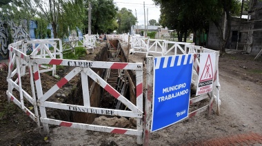 Avanza una obra hidráulica que evitará inundaciones en Burzaco y Longchamps
