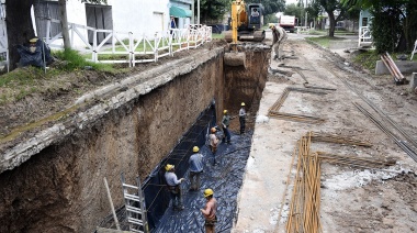 Avanza una obra hidráulica que evitará inundaciones en Burzaco y Longchamps