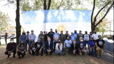 En la plaza Puerto Argentino conmemoraron a veteranos y caídos en Malvinas
