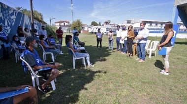 Con objetivo de profundizar políticas sociales, Cascallares y Tolosa Paz visitaron una capacitación de AccionAR