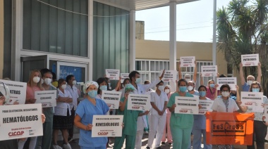 Federación médica se movilizó contra la precarización y la baja salarial del personal sanitario