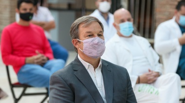 Cascallares acompañó a Alberto Fernández en el anuncio de obras para reforzar el sistema sanitario