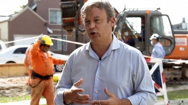 Cascallares anunció el inicio de la construcción del paso bajo nivel en la Avenida San Martín
