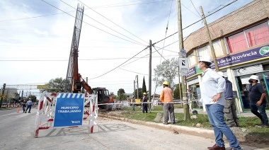 Cascallares anunció el inicio de la construcción del paso bajo nivel en la Avenida San Martín