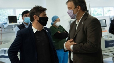 Cascallares y Kicillof inauguraron obras en el Hospital Arturo Oñativia