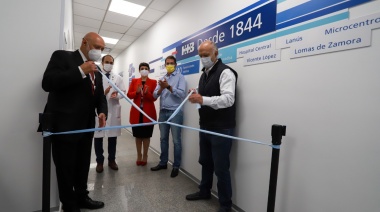 Grindetti inauguró los nuevos consultorios en el hospital Británico