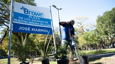 La comuna continúa con la plantación de 1200 arboles en plazas del distrito
