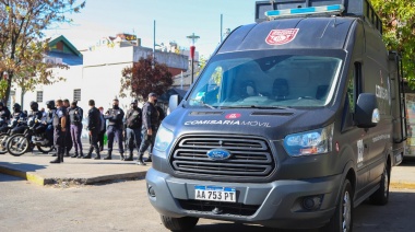 Grindetti encabezó un operativo de la Patrulla de Respuesta Inmediata