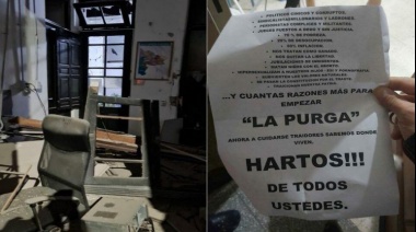 Repudio al ataque con explosivos a una sede del FdT en Bahía Blanca