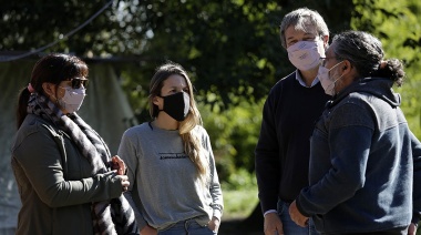 Cascallares visitó un centro de rehabilitación de adicciones en Glew