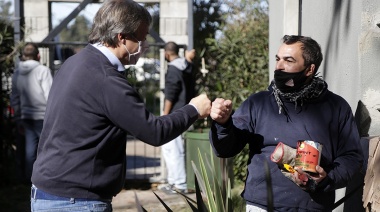 Cascallares visitó un centro de rehabilitación de adicciones en Glew