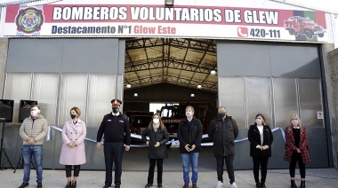 En el Día del Bombero Voluntario Cascallares y Frederic inauguraron un destacamento en Glew