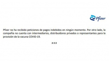 La frustrada compra de vacunas a Pfizer: crónica de un escándalo