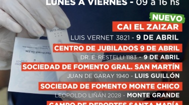 El municipio sumó un nuevo centro de testeo Covid en 9 de Abril