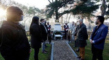 Cascallares encabezó el homenaje por el Día de la Bandera