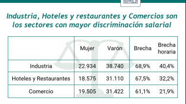 La reproducción de la desigualdad de género en los grandes sectores de la economía