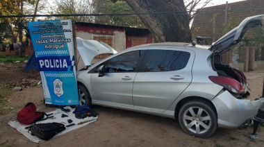 Persecución, choque y arresto de dos delincuentes que escaparon a "los tiros"