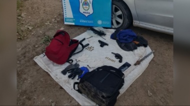 Persecución, choque y arresto de dos delincuentes que escaparon a "los tiros"