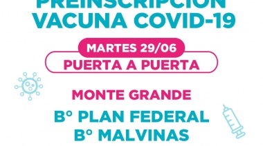 Inician los operativos casa por casa para la inscripción a la vacunación contra el coronavirus