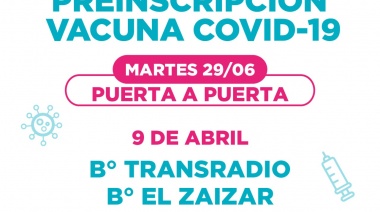 Inician los operativos casa por casa para la inscripción a la vacunación contra el coronavirus
