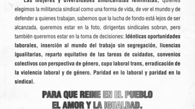 Las reivindicaciones de género se meten en la agenda sindical y crecen los reclamos