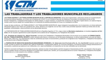 Los históricos reclamos municipales ganan terreno en la agenda sindical