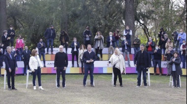 Con el foco en su gestión en seguridad, Santilli se puso el traje bonaerense y lanzó la campaña