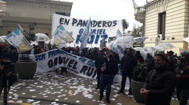 Fuerte movilización del Sindicatos de Panaderos ante la Superintendencia de Salud