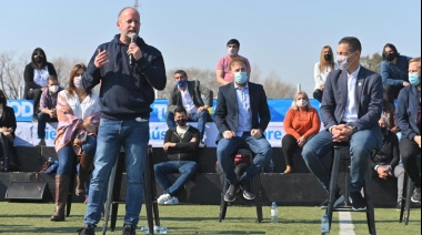 En su paso por Lanús, Insaurralde denunció a Grindetti por no tener "sensibilidad social"