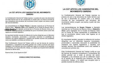 La CGT salió a bancar a los candidatos del movimiento obrero, pero tuvo un sugestivo olvido