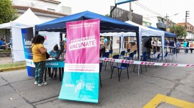 Casi el 100 por ciento del personal docente y no docente ya fue vacunado