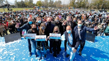 Máximo Kirchner visitó Lomas para encabezar encuentro del Frente de Todos con Insaurralde